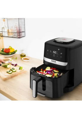 Tefal Мультипіч Easy Fry Silence Vision, 1670Вт, чаша-5л, сенсорне керув., 10 програм, з віконцем, пластик, чорний