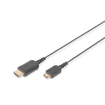 Digitus Кабель DIGITUS HDMI-miniHDMI (AM/CM), Ultra HD, 2.0м, чорний