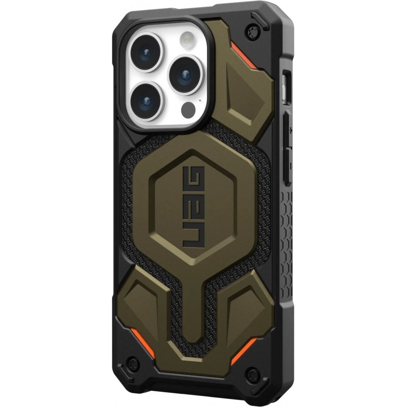 UAG Чохол UAG для Apple iPhone 15 Pro Max Monarch Pro Magsafe, Kevlar Elemental Green