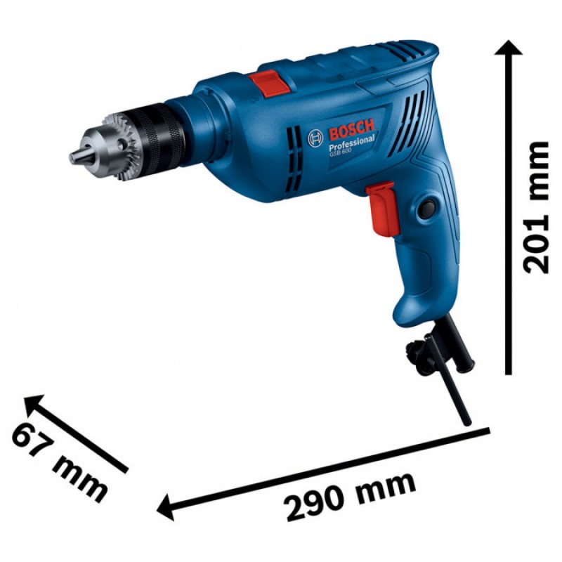 Bosch Ударний дриль GSB 600 PROFESSIONAL 0.601.1A0.320