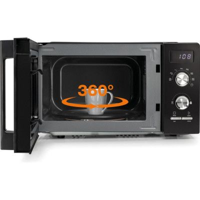 Gorenje Мікрохвільова піч, 20л, хутро. керув., 800Вт, дисплей, чорний