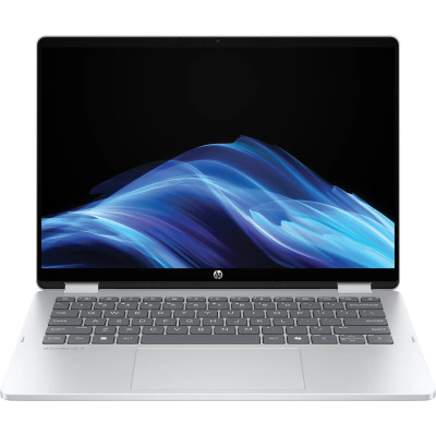 HP Ноутбук HP OmniBook 5 Flip x360 14" 2K IPS Touch, Intel 3-100U, 8GB, F512GB, UMA, DOS, сріблястий