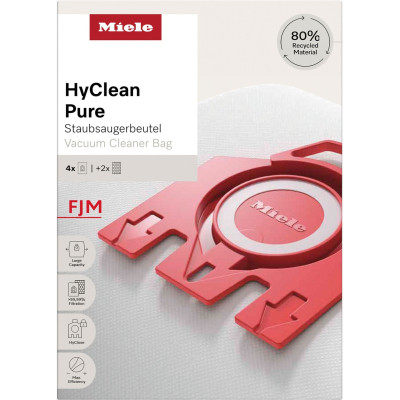 Miele Мішки для пилососів Miele HyClean Pure FJM 3.5л, 4шт