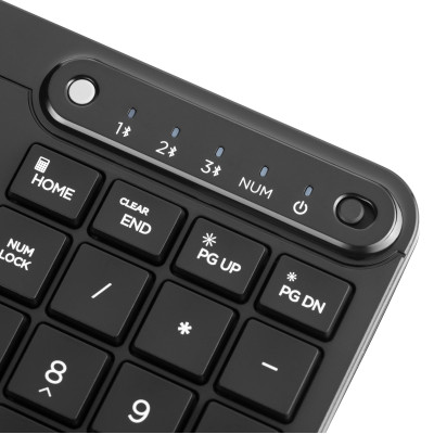 HP Клавіатура мембранна HP 460 Multi-Device key, BT, EN/UK, чорний HP Клавіатура мембранна HP 460 Multi-Device key, BT, EN/UK, чорний