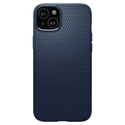 Spigen Чохол для Apple iPhone 15 Plus Liquid Air, Navy Blue