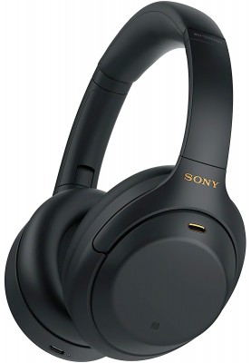 Sony Навушники Over-ear WH-1000XM4 BT 5.0, ANC, Hi-Res, AAC, LDAC, Wireless, Mic, Чорний