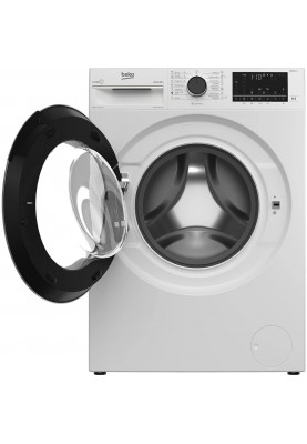 Beko Пральна машина фронтальна, 8кг, 1400, A+++, 55см, дисплей, пар, інвертор, білий