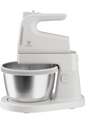 Electrolux Міксер стаціонарний 500Вт, насадки-4, чаша-метал, 3.5л, білий