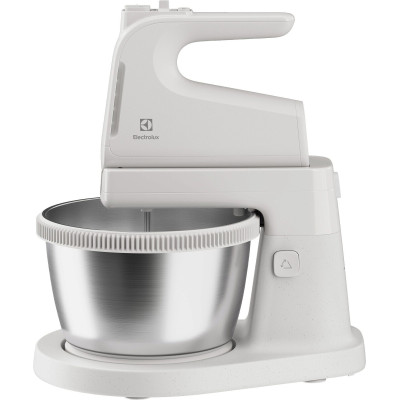 Electrolux Міксер стаціонарний 500Вт, насадки-4, чаша-метал, 3.5л, білий