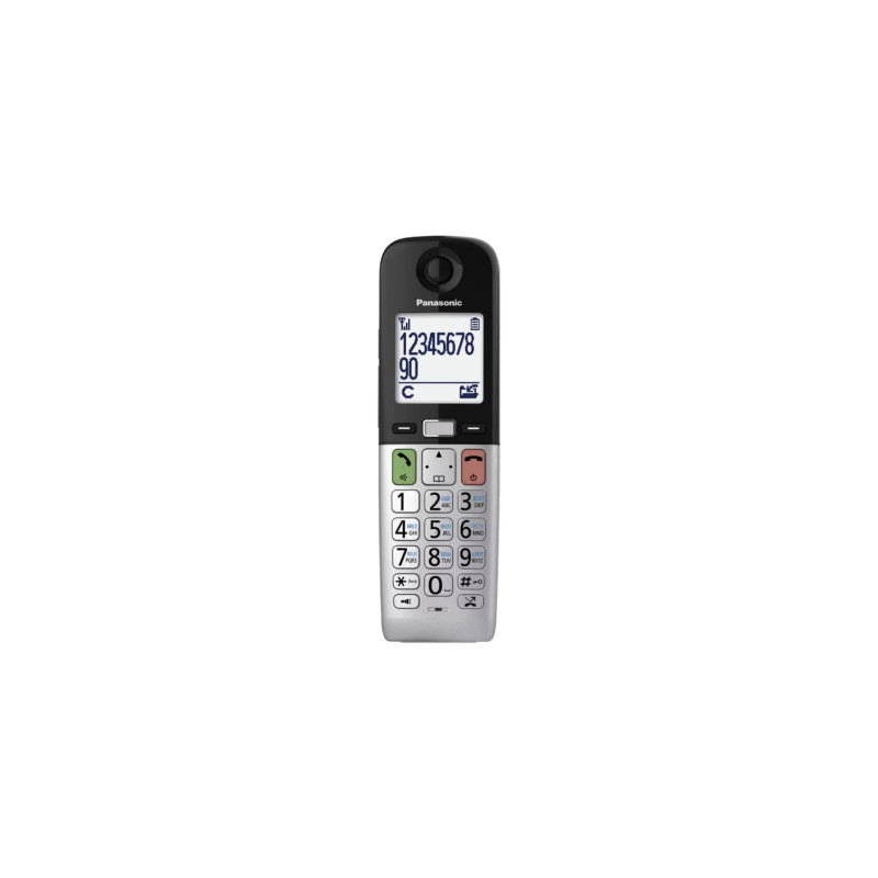 Panasonic Радіотелефон DECT KX-TGU410UCB, чорно-сріблястий