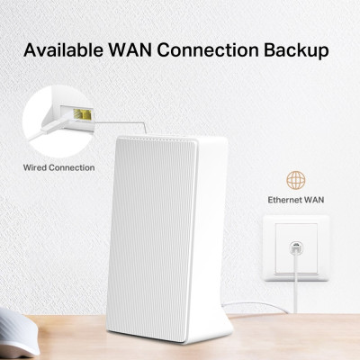 Mercusys Маршрутизатор MB130-4G AC1200, 4G/LTE, 1xFE LAN, 1xFE WAN