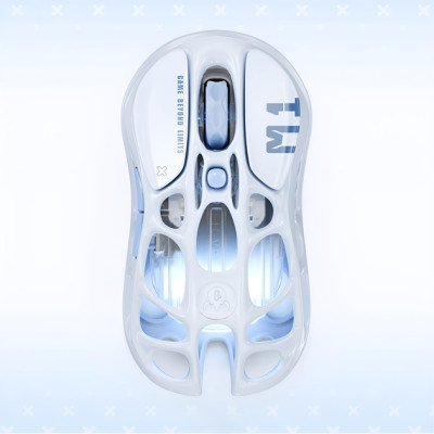 GravaStar Миша Mercury M1 Pro, magnesium alloy body, BT/WL/USB-A, RGB, Ice Blue GravaStar Миша Mercury M1 Pro, magnesium alloy body, BT/WL/USB-A, RGB, Ice Blue