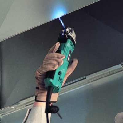 Makita Кутова дриль DA3010F, 450 Вт, 2400 об/хв, 1.5-10мм, 1.6кг