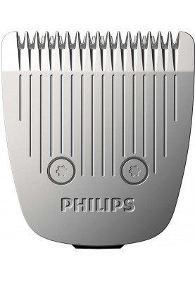 Philips Тример Beardtrimmer series 5000, для бороди і вусів, мережа+акум., насадок-2, чохол, сталь, чорний