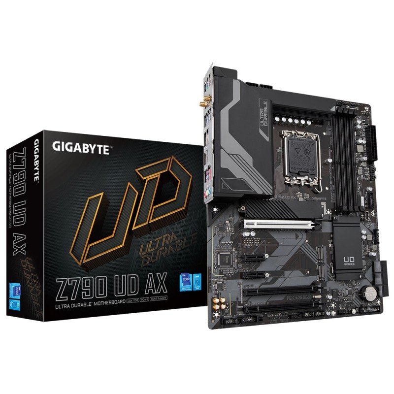 Gigabyte Материнська плата Z790 UD AX s1700 Z790 4xDDR5 M.2 HDMI DP ATX