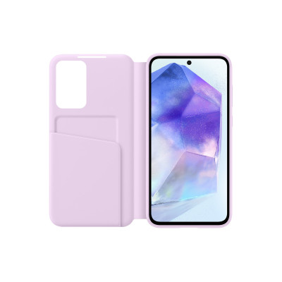 Samsung Чохол для Galaxy A55 (A556), Smart View Wallet Case, фіолетовий