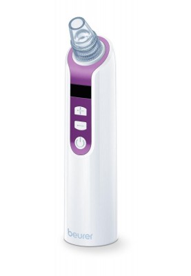 Beurer Масажер для обличчя вакуумний, акумулятор, USB, вага-0.15кг, 3 режими, білий