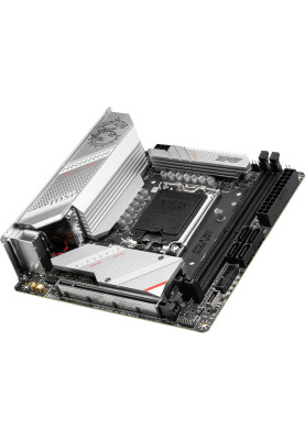 MSI Материнcька плата MPG B760I EDGE WIFI s1700 B760 2xDDR5 M.2 HDMI DP WiFi BT mITX