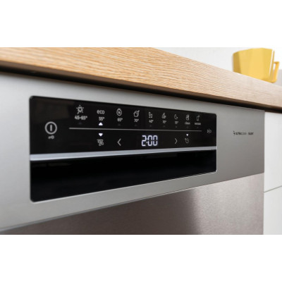 Gorenje Посудомийна машина, 16компл., A++, 60см, дисплей, 3 кошики, AquaStop, сірий