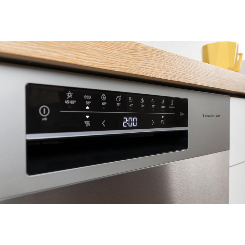 Gorenje Посудомийна машина, 16компл., A++, 60см, дисплей, 3 кошика, AquaStop, сірий