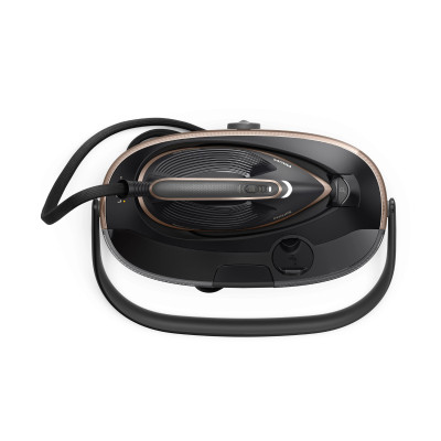 Philips Парогенератор Philips PerfectCare 8000, 3120Вт, 1400мл, паровий удар -800гр, верт. відпарювання, нерж. сталь, чорний