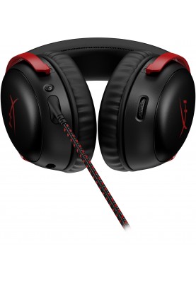 HyperX Гарнiтура Cloud III 3.5mm/USB-A/USB-C Black/Red