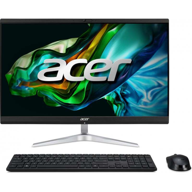 Acer Персональний комп'ютер моноблок Aspire C24-1851 23.8" FHD, Intel i7-1360P, 32GB, F1TB, UMA, WiFi, кл+м, без ОС, чорний