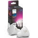 Philips Hue Лампа розумна GU10, 5.7W(50Вт), 2000K-6500K, RGB, ZigBee, Bluetooth, димування, 2шт