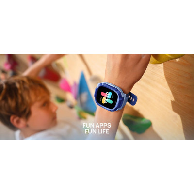 Mibro Дитячий годинник-телефон P6, 1.4", 240x280, GPS, 2MP, 900мА·год, 2АТM, синій