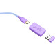 Cherry Xtrfy Миша M8 WIRELESS Frosty Purple