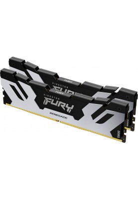 Kingston Пам'ять ПК DDR5 64GB KIT (32GBx2) 6000 Renegade Silver XMP