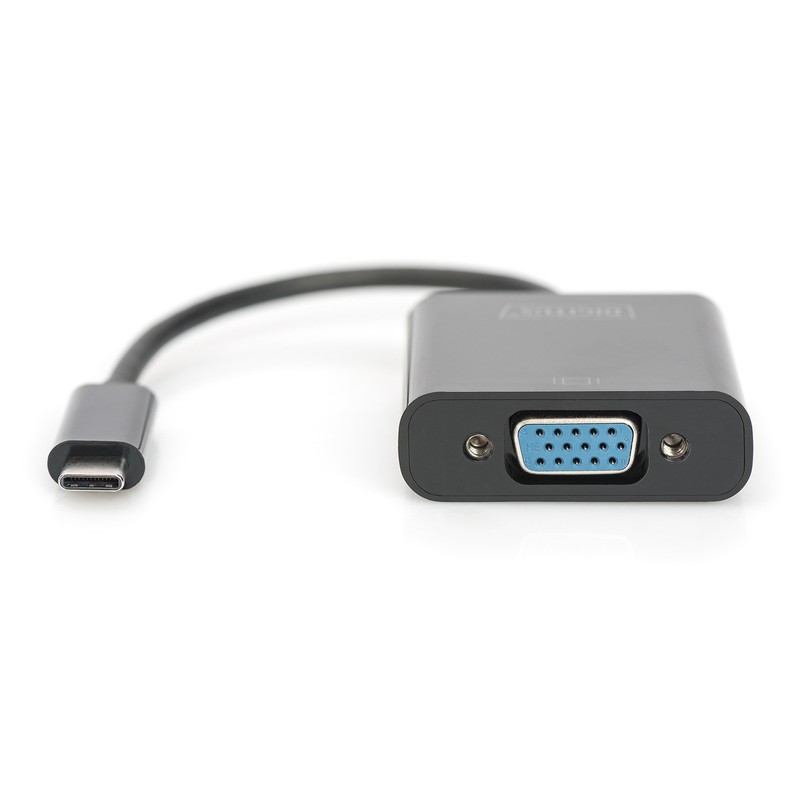 Digitus Адаптер USB-C - VGA Full HD, M/F, 0.15 m