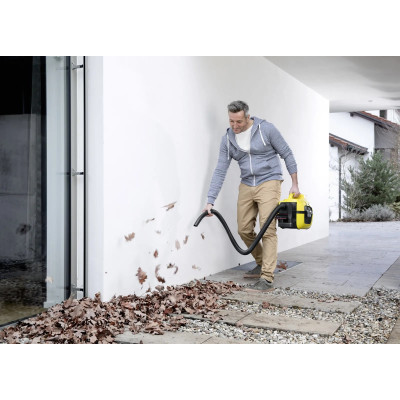 Karcher Господарський пилосос WD 1 Compact Battery, 18В, 7л, 1.2м, 3.14 кг, SOLO