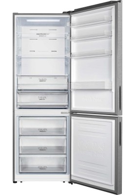 Gorenje Холодильник з нижн. мороз. камерою, Висота - 200см, Глибина-70 см, 347(109)л, А++, NF, дисплей, інвертор, нерж.