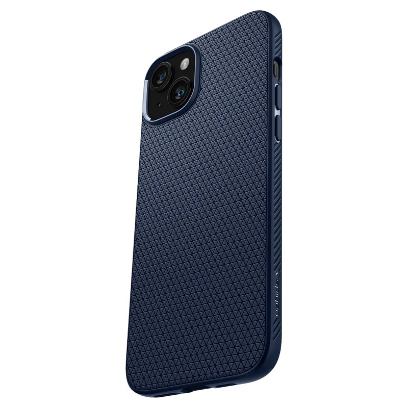 Spigen Чохол для Apple iPhone 15 Plus Liquid Air, Navy Blue