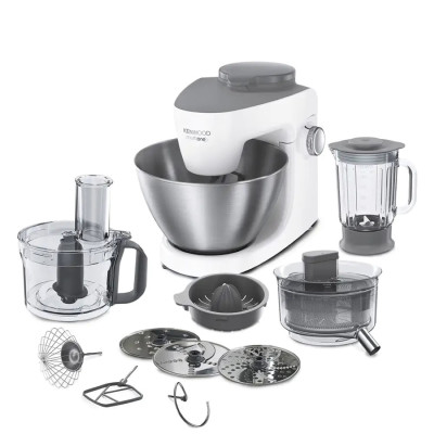 Kenwood Кухонная машина MultiOne, 1000Вт, чаша-метал, корпус-пластик, насадок-8, білий