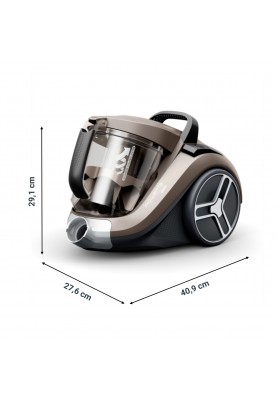 Rowenta Пилосос контейнерний Compact Power XXL Animal Kit, 900Вт, конт пилок -2.5л, HEF system, бронзовий