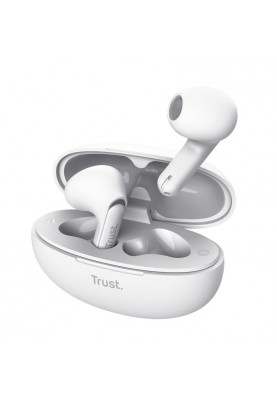 Trust Навушники TWS Yavi Earphones BT 5.3, ENC, SBC, Mic, Білий