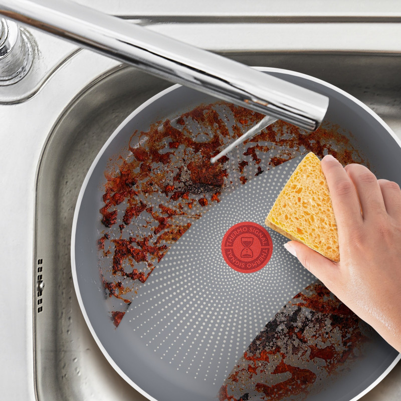 Tefal Сковорода Halo, 24см, алюміній, бакеліт, сірий