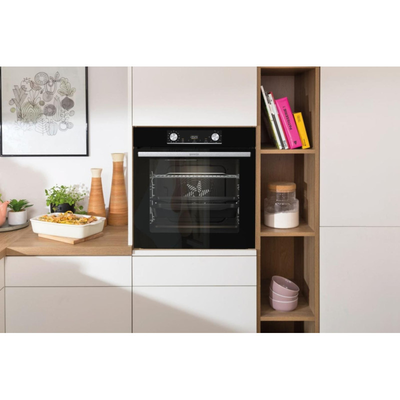Gorenje Комплект (духовка + поверхня електричні BOSX6737E06BG + ECT43X), 738885, чорний