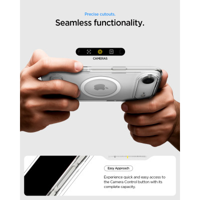 Spigen Чохол Spigen для iPhone 17 Air, Ultra Hybrid S MagFit, Clear White