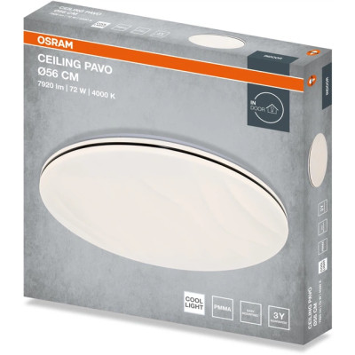 Osram Світильник накладний CEILING PAVO 600мм Round 72Вт 4000K
