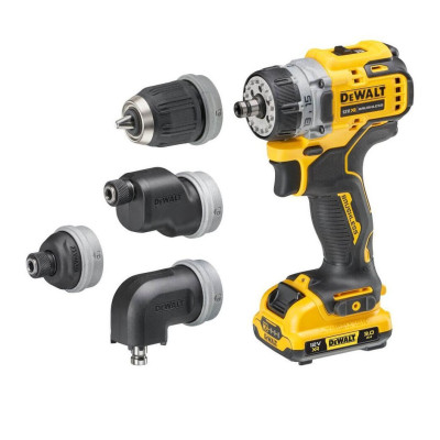 DeWALT Шурупокрут-дриль акумуляторний  XR Li-Ion 12В акб 2х3А·год 57.5Нм 0-425·0-1500об/хв кейс TSTAK, ЗП 0.73кг