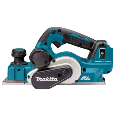 Makita Рубанок DKP181ZU акум., 18В, 11000 об/хв, 82 мм, 3мм, 3.6 кг, SOLO
