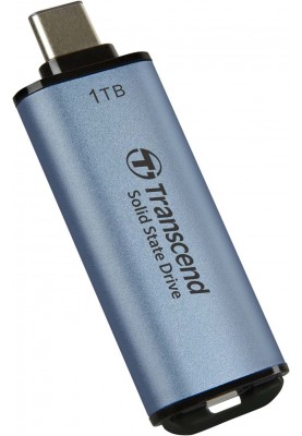 Transcend Портативний SSD 1TB USB 3.1 Gen 2 Type-C ESD300 Blue