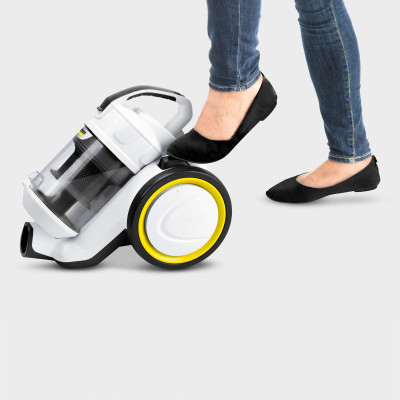 Karcher Пилосос контейнерний VC 3, 700Вт, конт пилок -0.9л, НЕРА 13, білий