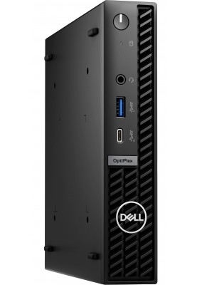 Dell Комп'ютер персональний неттоп OptiPlex 7020 MFF, Intel i3-14100T, 8GB, F512GB, UMA, WiFi, кл+м, Lin