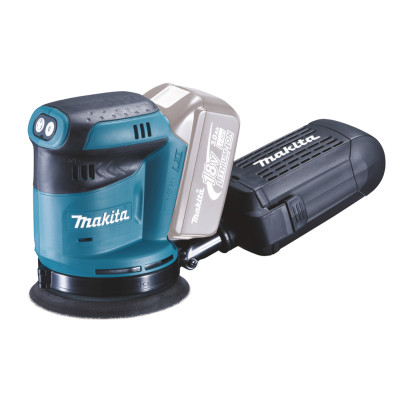 Makita Шліфмашина ексцентрикова DBO180Z акумуляторна, 18В, 125мм, 7000/9500/11000 об/хв, 1.7 кг, SOLO
