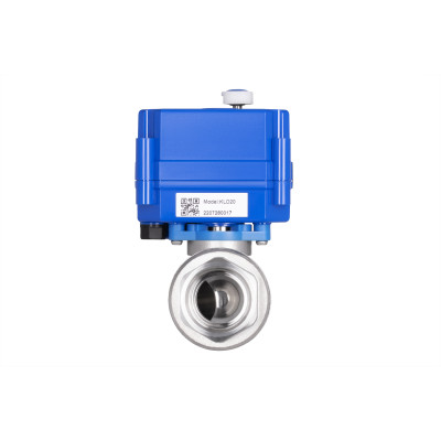2E Кран кульовий з електроприводом HC220B, 3/4", 220В, 5Вт, 10 (16) бар, 7 сек