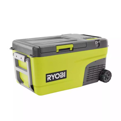 Ryobi Холодильник мобільний акумуляторний RY18CB23A-0, 18В ONE+, робота від 220 або 12В, температура +20…-20, об'єм 23л